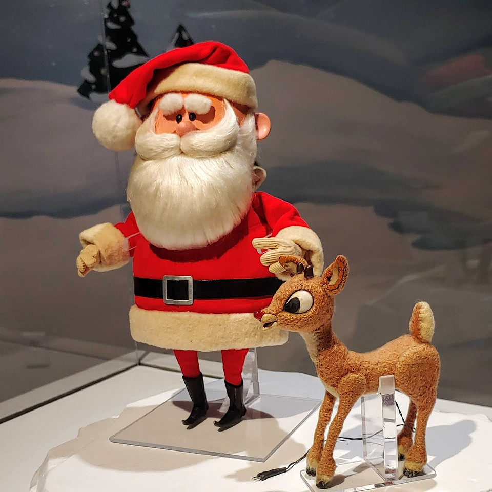 Rudolph and Santa